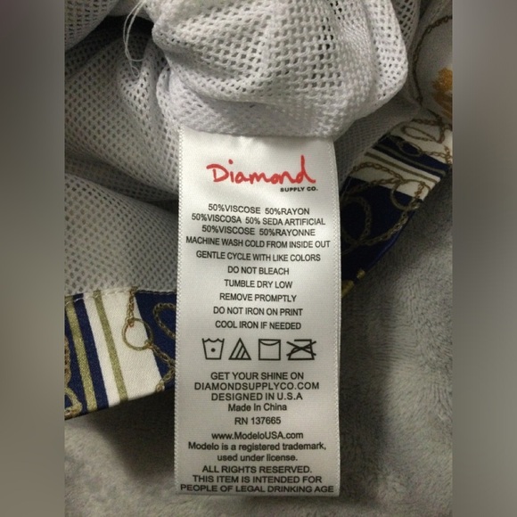 Diamond Supply Co Modelo Mesh Lined Short Size S/30 - Picture 4 of 8